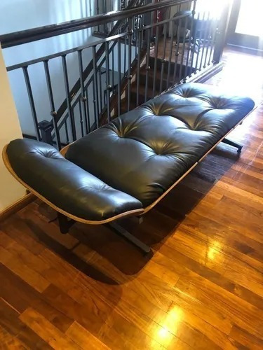 Divan Miller Chaise Longue Bauhaus Vintage Cuero Años 70 