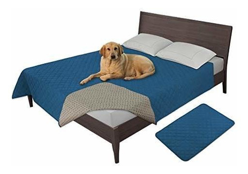 Cubrecama Para Perros Easy-going Impermeable Color Azul