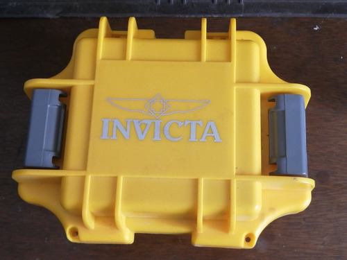 Caja Para  Reloj Marca Invicta Amarilla 1 Slot