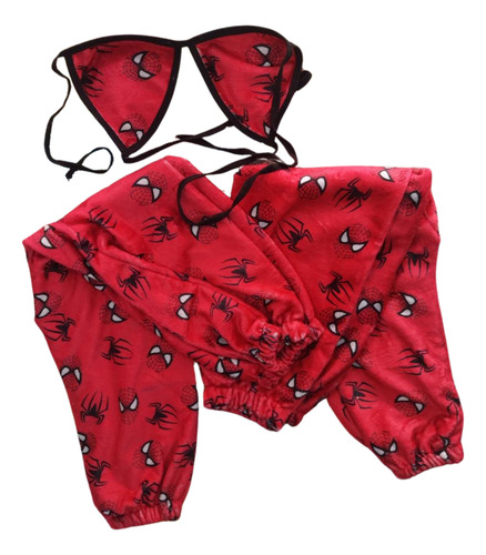 Set De DĂșo Pijama 5 Piezas Top Jogger Y Playeras Unitalla
