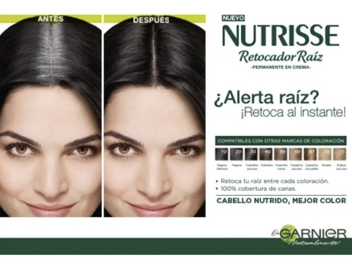 Tinte Garnier Nutrisse Retocador Raíz Tono 60 Rubio Oscuro