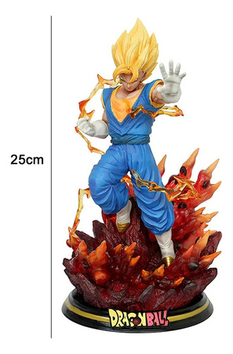 Figura Vegeto Dragon Ball Z Super Sayayin Escultura Muñeco