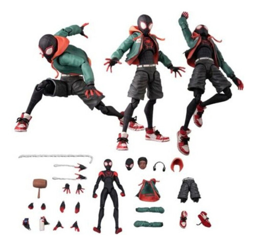 Spiderman Miles Morales Across The Spider-verse Juguete Mode