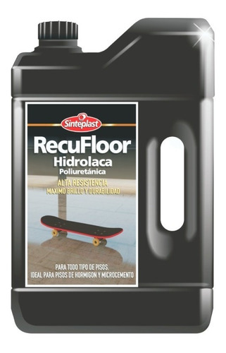 Recufloor Hidrolaca | Laca Poliuretánica Al Agua | 5lt