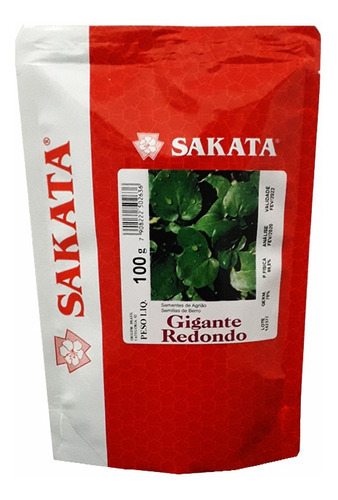 Agrião Gigante Redondo Sakata - Embalagem 100gr