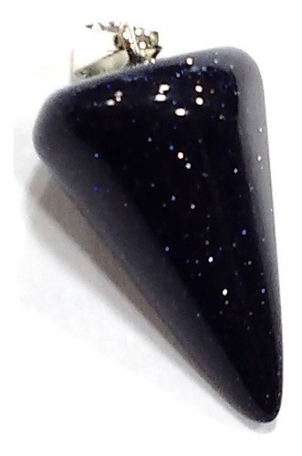 Pingente Pêndulo De Pedra Das Estrelas 2cm Folheado À Prata