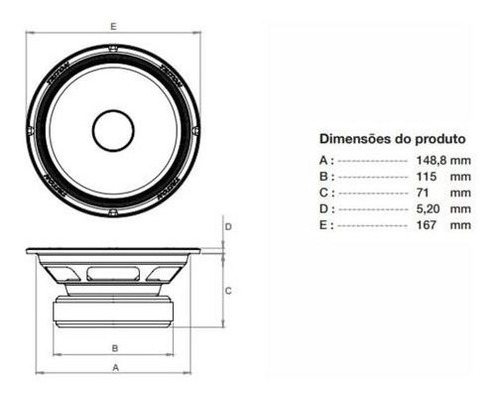 Imagem 5 de 7 de Kit Mid Range Falante 6 Polegada Triton 200 Rms Mbx400 4ohms