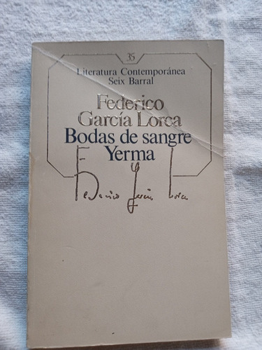 Bodas De Sangre / Yerma - F. Garcia Lorca - Muy Buen Estado