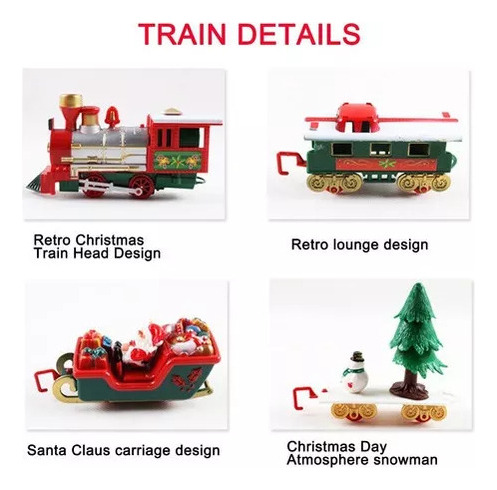 New Carrito Eléctrico De Juguete For Árbol De Navidad