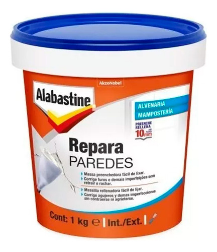 Alabastine Repara Paredes 1 Kg Alba Mm