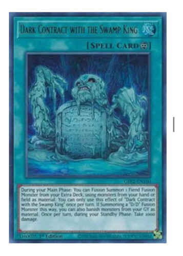 Yugioh! Dark Contract With The Swamp King