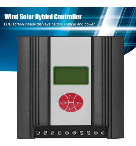 Controlador De Generador Eólico Y Lcd Híbrido De Energía Sol