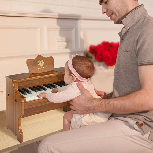 Piano De Madera 25 Teclas Para Niños