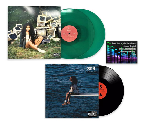 Sza Discography Of Vinyl Complete: Ctrl Exclusive Green Sos