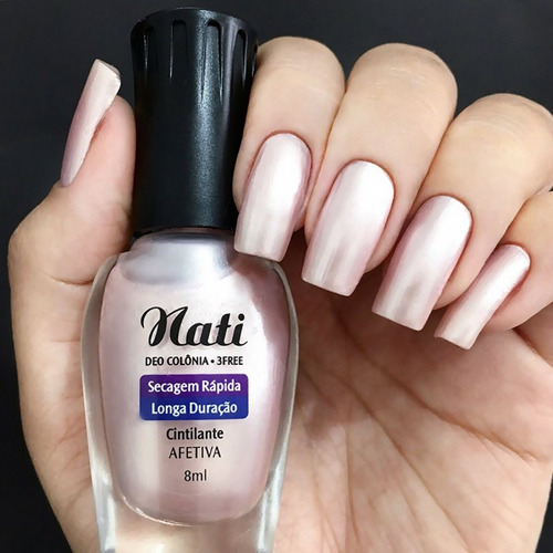 Imagem 2 de 2 de Esmalte Nati 5free - Afetiva 8 Ml - Kit Com 6 Frascos