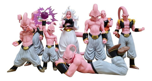 Dragon Ball Z - Set De Figuras Majin Boo De 15cm 8 Piezas 