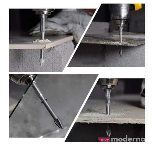 Imagen 6 de 10 de Set De 7 Brocas Universales Multifunción Triangulares Muymo®