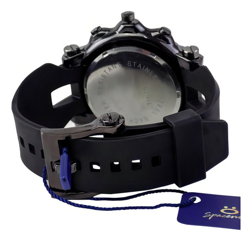 Reloj Orizom Spaceman para hombre negro/rojo