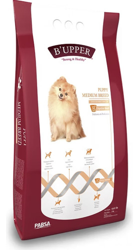 Alimento Bupper Cachorro Raza Mediana Premium 3 Kg