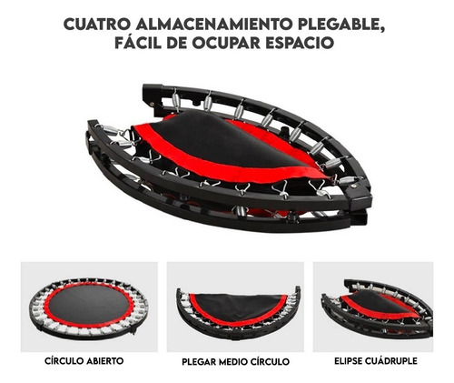 Trampolin Fitness 100cm Con Soporte Power Jump Ejercicios