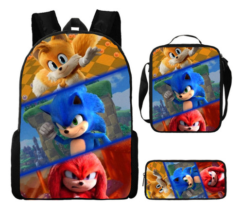 Fuente: Fabricante: Mochila Escolar De Tres Piezas Prima Sonic