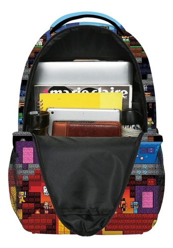 Mine & Craft Mochila Escolar Viaje Computador Portátil Bolsa #08