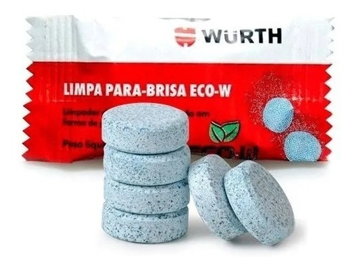 10 Und Limpa Para Brisa Eco-w Detergente Em Pastilhas Wurth