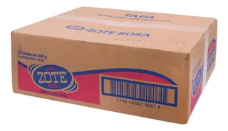 Jabón Zote Rosa Caja Con 25 Piezas De 400 Gr C/u