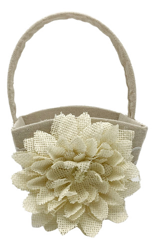 Cesta De Flores Y Cojín Para Anillos De Boda, Encaje Con For