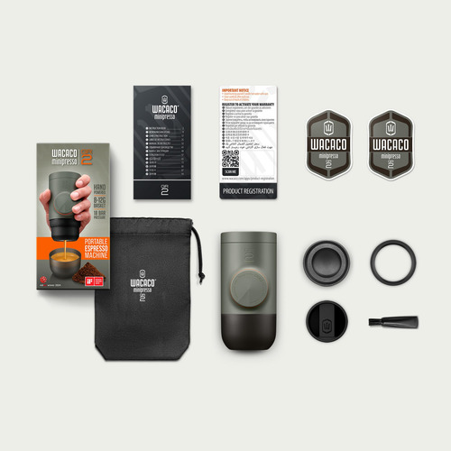 Minipresso Gr2 - Cafetera De Café Molido Compatible Con