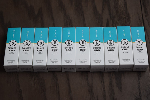 Select Cbd Oil Vape Pen 0.5ml (vape De Cbd) Sabor Menta