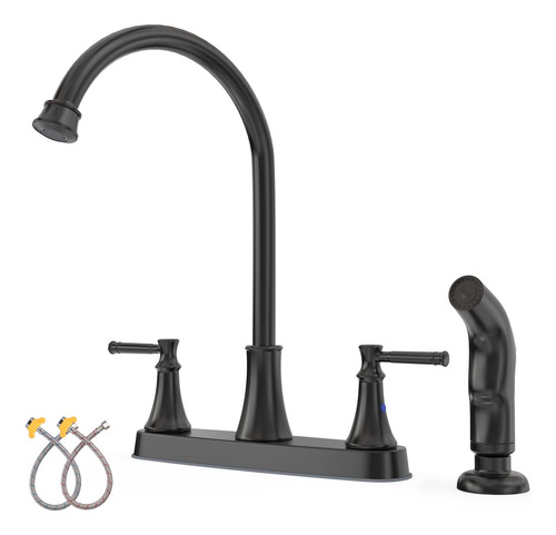 Gowin Grifo De Cocina Negro Mate, Grifo De Fregadero De Coci