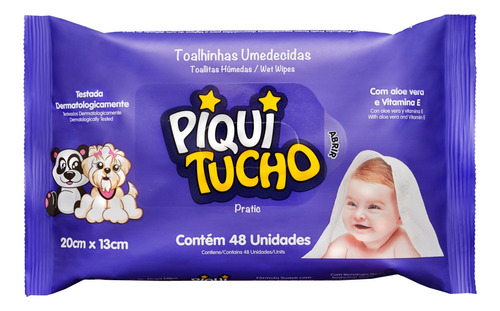 Toalhas umedecidas Piquitucho Pratic 48 u