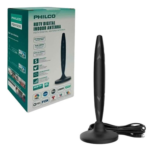 Antena Para Tv O Deco Digital Hdtv 4k Ultra Hd Philco 