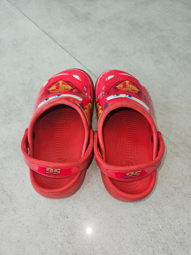 Crocs Rayo Mcqueen Originales Rojas Talle C12 (Usado)