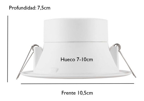 Imagen 3 de 6 de Embutido Led Modelo Essyn, 9w - Philips Ph9239