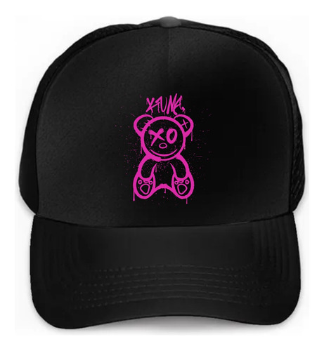 Gorra Trucker Negra Oso Zoombie 2 / Fiesta Electronica