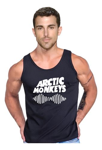 Polera Diseño Arctic Monkeys Rock Musculosa Tank Gym Life 
