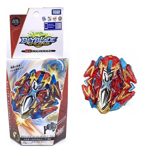 Takara Tomy Beyblade Burst Buster Xcalibur X4 Lanzador B120