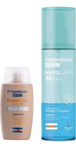 Set Isdin Fusion Water Color 50ml + Hydro Lotion 200ml