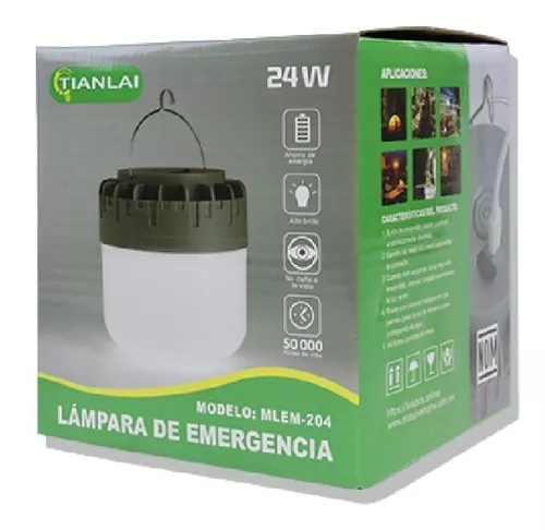 Foco portátil recargable 24w