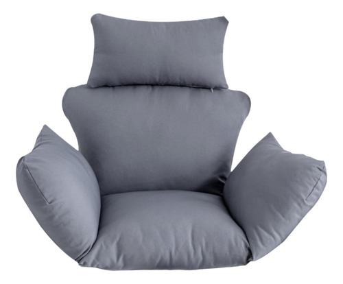 Cojín Para Silla Egg, Cojín Para Asiento, Fácil Gris