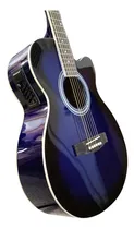 Comprar Segovia Sgf238celbr Guitarra Electroacústica Azul Rey Abeto Material del diapasón Otros Orientación de la mano Diestro
