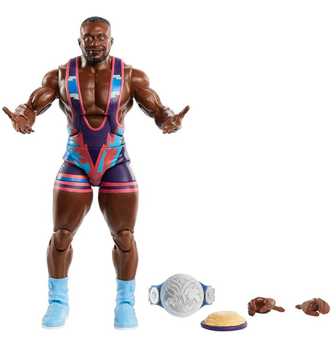 Figura De Accion De Lujo Wwe Big E Elite Series # 79 Con De