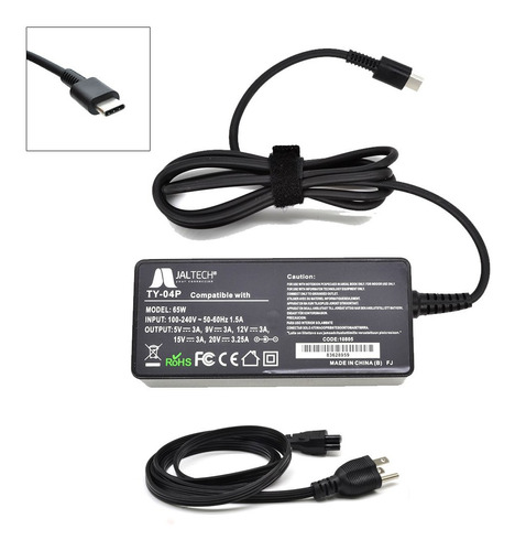 Cargador Premium Para Lenovo Thinkpad X390 Usb-c 2.25a/3.25a