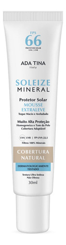 Protetor Solar Físico Soleize Mineral Fps 66 Anti-melasma