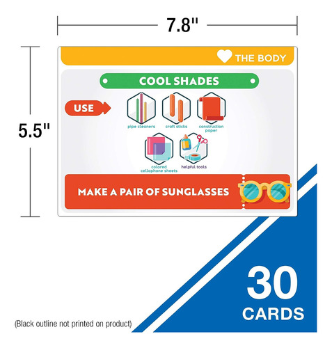 Carson Dellosa Stem Challenge, Jr. Kit De Tarjetas De Aprend