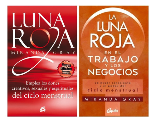 Luna Roja + Trabajo Y Negoc - Miranda Gray - Gaia - 2 Libr 