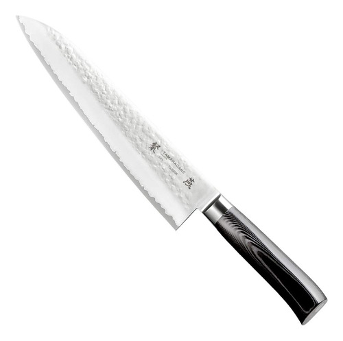 Tamahagane San Tsubame Martillado De Micarta Cuchillo De Che