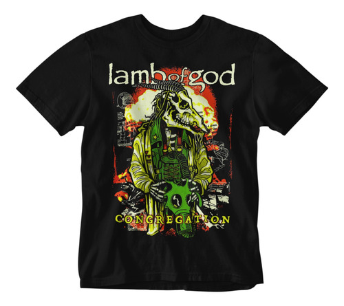 Camiseta Groove Metal Metalcore Lamb Of God C4